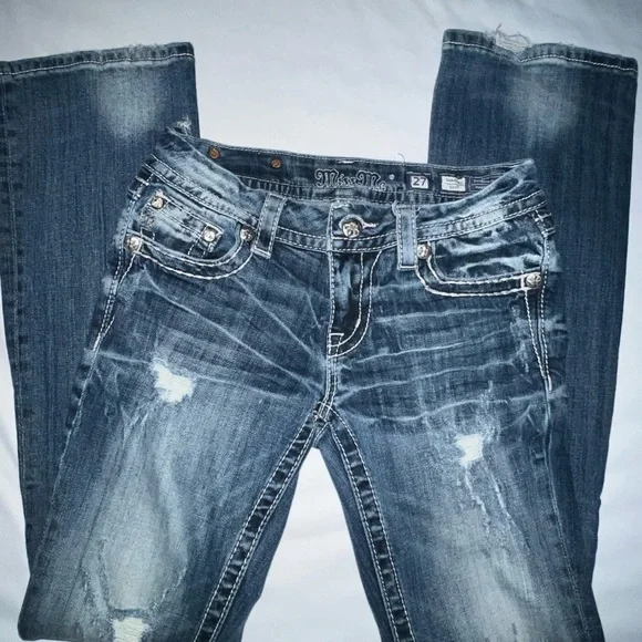 Miss Me Boot Cut Jeans - Picture 1 of 9